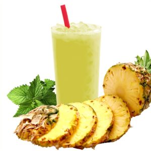 Suco Natural de Abacaxi com Hortelã
